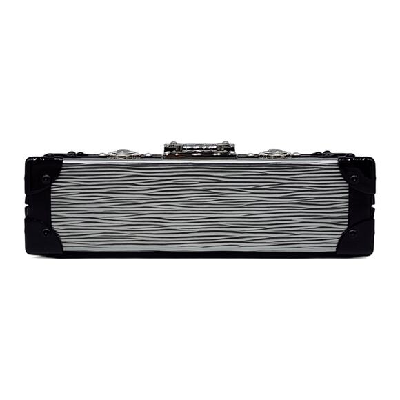 Louis Vuitton Epi Petite Malle Trunk Clutch Shoulder Bag M55309 in Silver - Picture 4 of 11